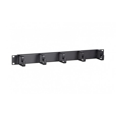 1U Pannello passacavi per 19"network rack 5 Anelli