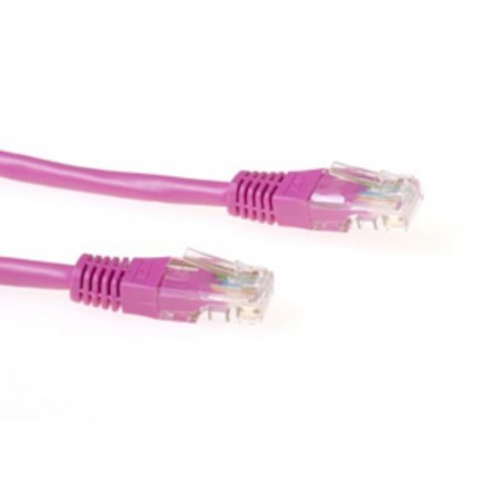 Cat5e UTP Cavo di rete Patch Rosa 0