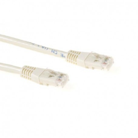 Cat5e UTP Cavo di rete Patch Avorio 1m