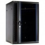 18U Armadio rack 19" a muro porta vetro 600x600x900mm (LxPxH)