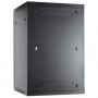 18U Armadio rack 19" a muro porta vetro 600x600x900mm (LxPxH)