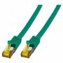 Cavo di rete patch Cat.6A- Cat7 10G S/FTP PIMF Verde 0