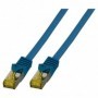 Cavo di rete patch Cat.6A- Cat7 10G S/FTP PIMF Blu 0