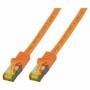 Cavo di rete patch Cat.6A- Cat7 10G S/FTP PIMF Arancione 0