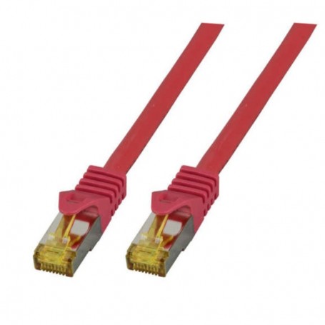 Cavo di rete patch Cat.6A- Cat7 10G S/FTP PIMF Rosso 0