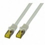 Cavo di rete patch Cat.6A- Cat7 10G S/FTP PIMF Grigio  2m