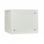 9U Armadio rack 19" a muro porta vetro 600x600x500mm (LxPxH) bianco