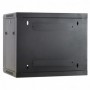 9U Armadio rack 19" a muro porta vetro 600x450x500mm (LxPxH)