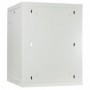 15U Armadio rack 19" a muro porta vetro 600x600x770mm (LxPxH) bianco