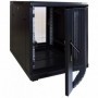 12U Mini armadio rack 19" porta vetro 600x800x720mm (LxPxH)