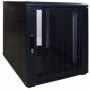 12U Mini armadio rack 19" porta vetro 600x800x720mm (LxPxH)