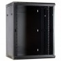 15U Armadio rack 19" a muro porta vetro 600x450x770mm (LxPxH)