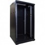 22U Armadio server rack 19" porta vetro 600x600x1200mm (LxPxH)