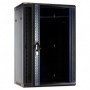 18U Armadio rack 19" a muro porta vetro 600x450x900mm (LxPxH)