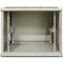 6U Armadio rack 19" a muro porta vetro 600x450x368mm (LxPxH) bianco