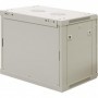 9U Armadio rack 19" a muro porta vetro 600x450x500mm (LxPxH) bianco