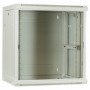 12U Armadio rack 19" a muro porta vetro 600x450x635mm (LxPxH) bianco