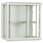 12U Armadio rack 19" a muro porta vetro 600x450x635mm (LxPxH) bianco