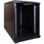 15U Mini armadio rack 19" porta vetro 600x1000x860mm (LxPxH)