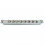 19 inch ciabatta Multipresa da server rack 8 posti bianco